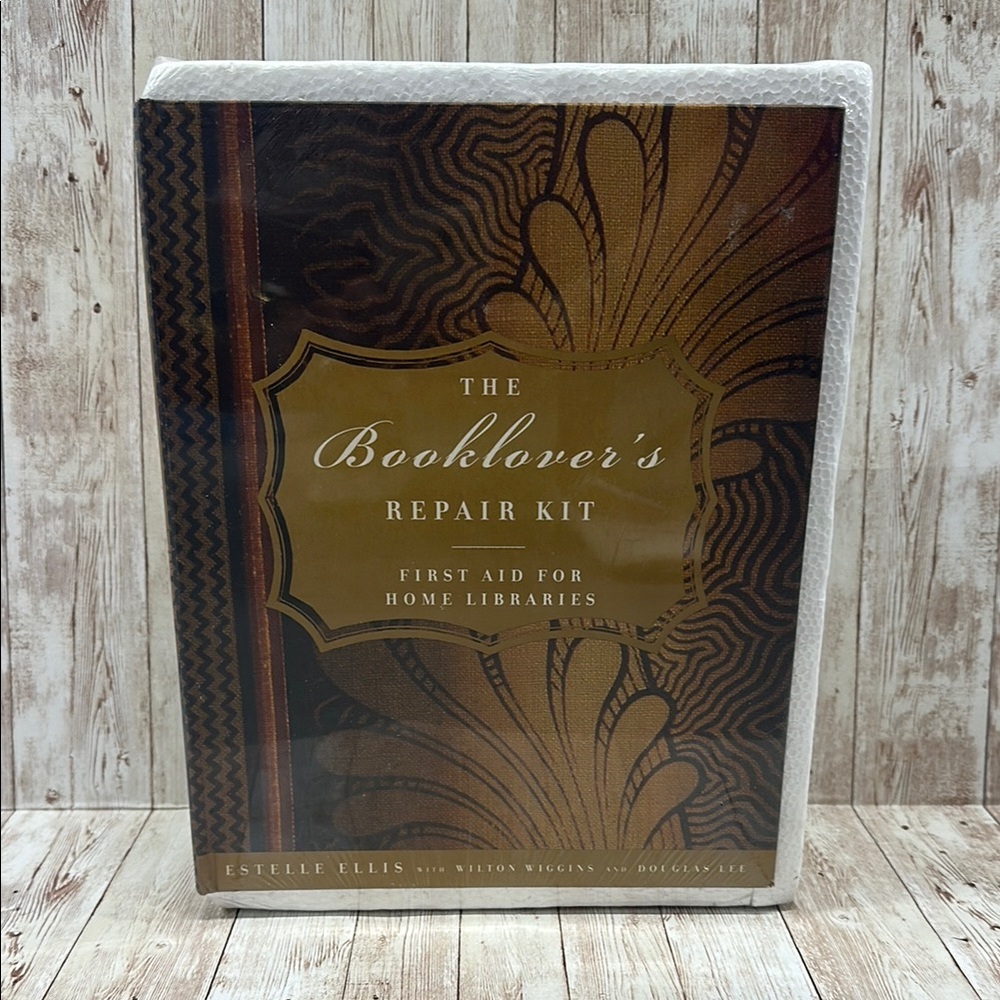 Booklover's Repair Kit with Gold and Black Design